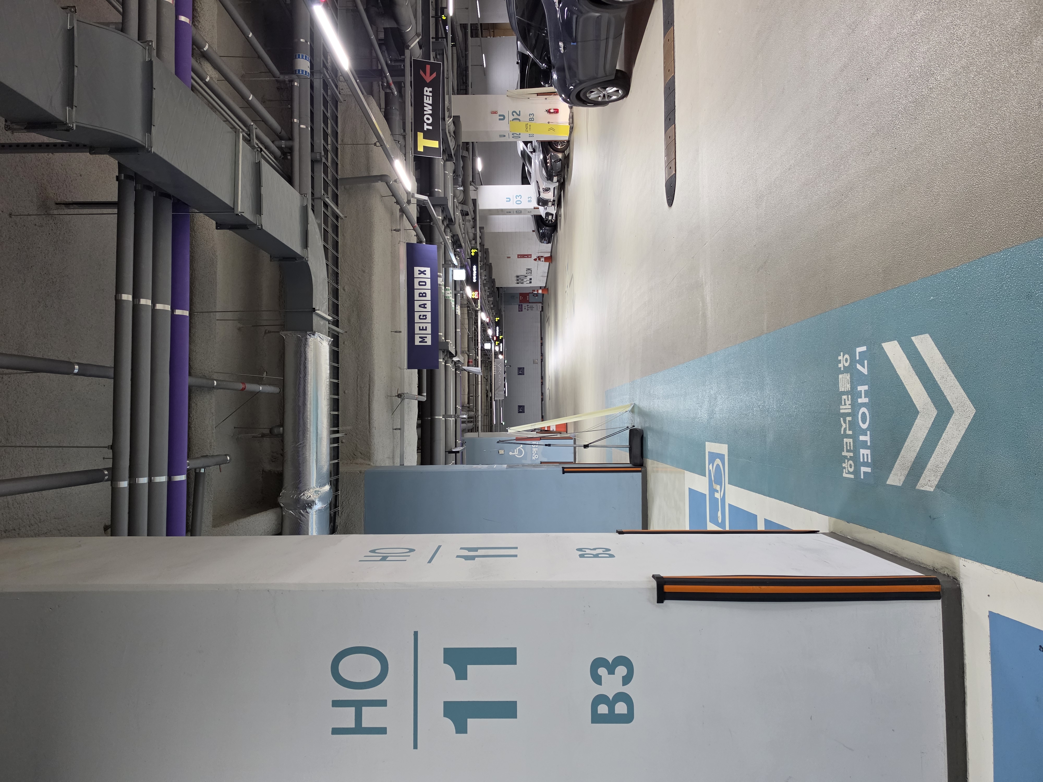 HO11 기둥 앞 좌회전
